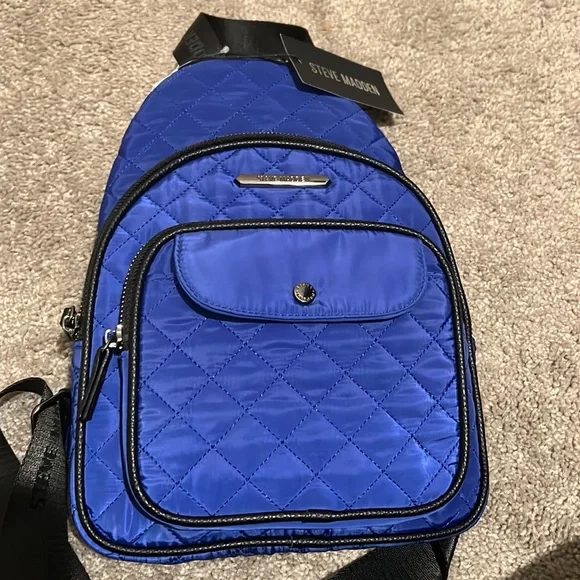 Steve Madden | Bags | Steve Madden Blue Quilted Bag  display picture 1